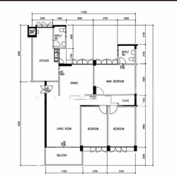 Blk 256 Tampines Street 21 (Tampines), HDB 5 Rooms #498022501